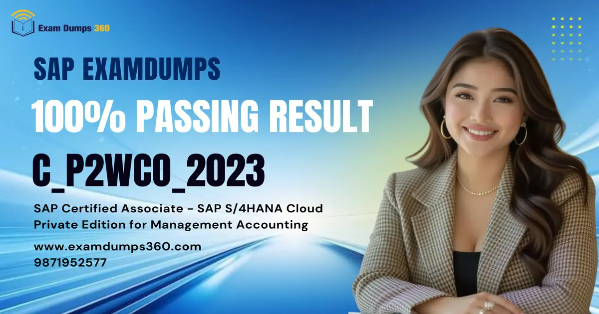 C_P2WCO_2023 SAP Examdumps in Bangalore
